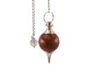 Red jasper chakra ball pendulum