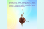 Red jasper chakra ball pendulum