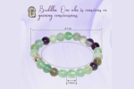 healing gemstone multi fluorite bracelet