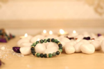 gemstone ruby zoisite with connector bracelet