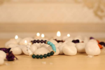 healing gemstone jade amethyst howlite and turquoise bracelet