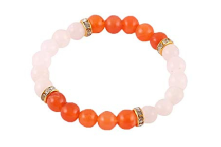 healing gemstone carnelian and moonstone