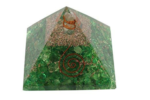 green orgone pyramid