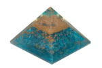 blue orgone pyramid