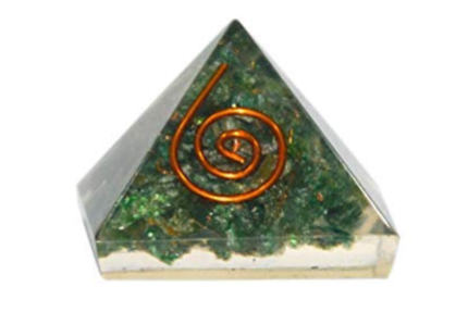 reiki green aventurine orgone pyramid