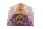 Energy generator exclusive amethyst orgone pyramid