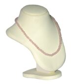 rose pink gemstone necklace