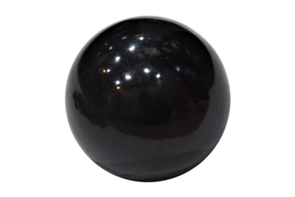 reiki energized Black agate ball