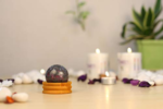 natural healing gemstone ruby kynite ball
