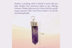 Amethyst healing pendant