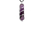 Amethyst gemstone charm pencil pendant