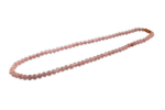 rose pink gemstone necklace
