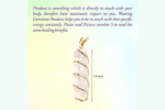 chakra healing crystal golden pencil pendant