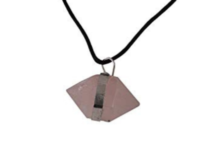 rose quartz chakra pendant