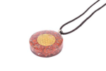 Red jasper orgone pendant