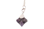 natural healing rough Amethyst merkaba shape gemstone