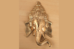 Brass Ganesh Face Figurine