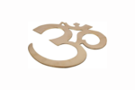 brass om wall hanging figurine