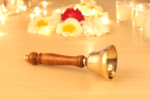 traditional kansa puja plain hand bel