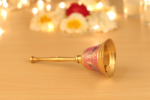 Brass designer hand bell