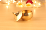 Golden brass gelpot