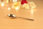 Golden brass spoon