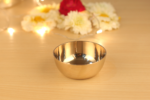 Brass round puja katori