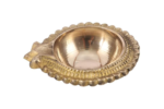 brass embossed handicraft puja designer diya
