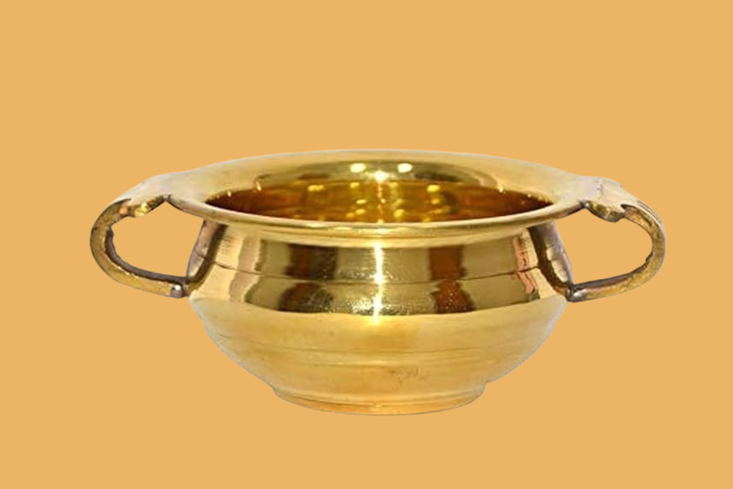 aatm (89) Brass handicraft urli decorative bowl
