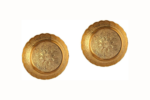 brass embossed pooja plates