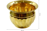 brass handicraft planter