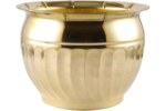 brass handicraft round planter