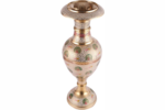 brass handicraft designer meenakari work vase