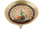 brass puja plate
