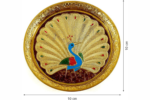 brass puja plate