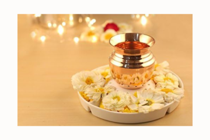 pure copper plain lota kalash utensil drinkware