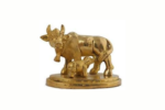 brass kamdhenu cow and calf statue