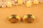 brass embosses pooja plates