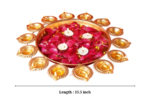 Diya Shape Decorative Urli