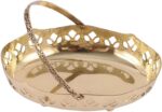 Brass Flower Basket for Pooja