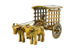 Double bullock cart statue
