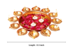 Diya Shape Decorative Urli