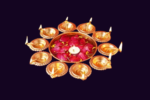 Diya Shape Decorative Urli
