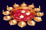 Diya Shape Decorative Urli