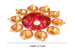 Diya Shape Decorative Urli