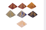 Seven Stones Healing Chakra Gemstone Pyramid With Reiki Symbo