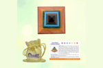 Energy Generator Gemstone 7 Chakras Pyramid