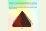 Aatm Gemstone Red Jasper Pyramid