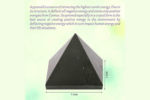 Energy Generator Gemstone Black Tourmaline Pyramid