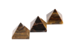 Energy Generator Gemstone Tiger Eye Pyramid